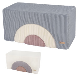 Arc en ciel- lot de 3 grand blocs en mousse